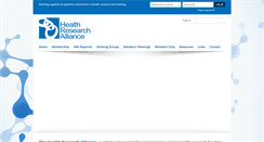 Desktop Screenshot of healthra.org